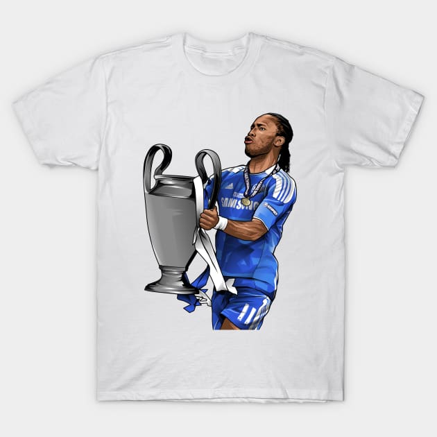 football player didier drogba T-Shirt by mrizz.design